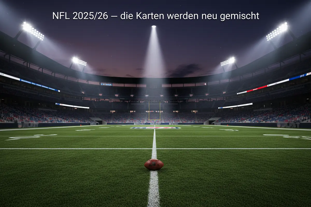 NFL Saison 2025/26 — Quoten und Vorschau auf die neue Football-Saison